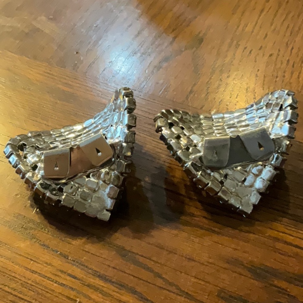 Vintage Musi Rhinestone Shoe Clips - Picture 4 of 9